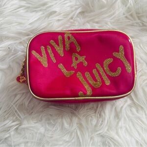 Juicy Couture Pink and Gold makeup bag! NWOT!